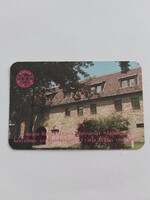 BORSOD TOURIST kártyanaptár 1987 - Huszárvár Szálló