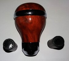 Retro fa /fém kombó UNIVERZÁLIS AUTÓ SEBESSÉGVÁLTÓ GOMB szűkítőperselyekkel HIBÁTLAN