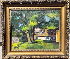 Bertalan Albert -Nagybányai udvar 1925-