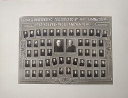 Győr - Szent Benedek-rendi Czuczor Gergely Katolikus Gimnázium 1942-43-ban végzett növendékei