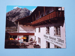 Képeslap (45) - Ausztria - Tirol - Hotel Schwarzer Adler 1970-es évek
