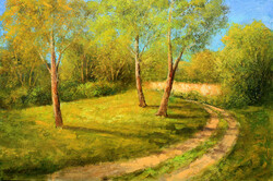 Lantos György: Nyár 40x60 cm