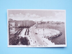 Képeslap (46/1) - Olaszország - Bari - Nazario Sauro sétány 1930-as évek - (9x14 cm)