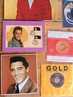 Elvis Presley bakelit és egyéb gyűjtői darabok