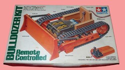 2000's TAMIYA NO. 70104 távirányítós buldózer építőkészlet dobozával RC MODELL GRÁL GYŰJTŐI