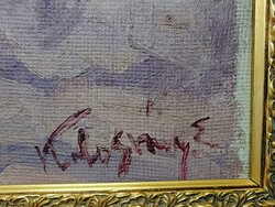 Kolozsváry Endre - Konie węgierskie Puszta - Olej/LWD 97x75 cm