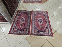 Kiárusítás!!vÁlomszép 2dbx60x120  iráni pamutselyem perzsa szőnyeg szett MZ702