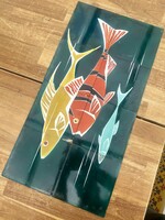 Fish Motif Tile - Ildikó Várdeák