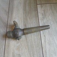 Pompás régi réz sörcsap (18,2x8x4,6 cm)