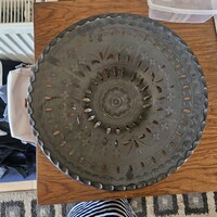 Mohácsi vasöntöntöde fali dísz tányér Lakatos L. átmérő:37 -38 cm