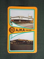 Kártyanaptár,Ajka ÁFÉSZ,Horizont áruház,Oázis étterem,Ikarus autóbusz, 1983   (5)
