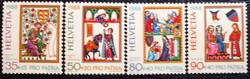 Sv1372-5 / Switzerland 1988 Pro Patria stamp series post clean