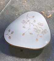 Elegáns német Weimar porcelán bonbonier / ékszertartó