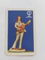 AMFORA-ÜVÉRT kártyanaptár 1972 - Legyen polcán asztalán Nemes üveg porcelán