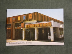 Kártyanaptár,ÁFÉSZ,Szolnok Széchenyi lakótelep,Aranykanna ABC áruház, 1983   (5)