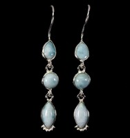 Valodi Larimar 925 Ezust Fülbevalò