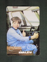 Kártyanaptár,MALÉV Magyar légitársaság,Junior repülő club, 1988   (5)