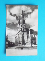Képeslap (46/2) - Csehszlovákia (Szlovákia) - Nagyszombat - Szent Miklós Bazilika 1950-es évek