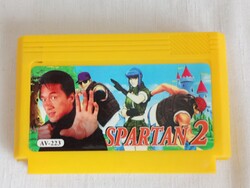 Videójáték kazetta 09 - AV223  - sárga játékkazetta Nintendo klón