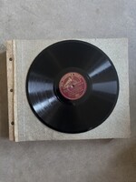 9 db-os bakelit / gramofon lemez válogatás eredeti albumban