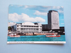 Képeslap (46/2) - Anglia - London - Royal Festival Hall és a Shell épületei 1970-es évek - (9x14 cm)