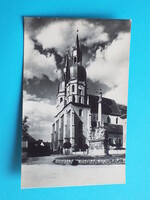 Képeslap (46/2) - Csehszlovákia (Szlovákia) - Nagyszombat - Szent Miklós Bazilika 1950-es évek