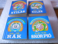 Pannon Horoszkóp  4 db  ,  - Skorpió 223 oldal ,- Halak 220 o. - Nyilas 223 o. , Rák  237 o. ebből,