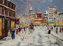 Hepp Natália: Párizs télen 2 (  Antoine Blanchard ihlet után))