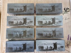 Második világháborús Atlas Editions tengeralattjáró modellek egyben
