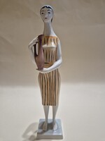 Rare Zsolnay Jug Girl