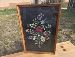 A1827 Retro Vintage hímzett Goblein 34x50 cm