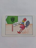 DÉL-PEST MEGYEI ÁFÉSZ Cegléd kártyanaptár 1985