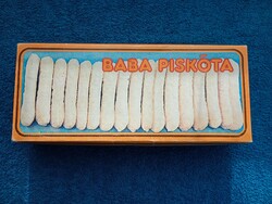 Ures doboz Baba piskóta retro SÜTÉV Kaposvár 1988 retro