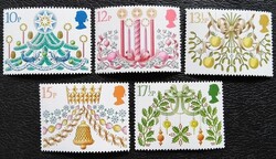 ANG856-60 / England 1980 Christmas Stamp Set Mint
