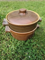 Herendi, Városlődi majolika főző, sütőedények 24 cm