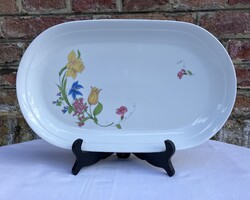 Kahla tavaszi virágos ovális porcelán tál - kínáló - pecsenyés - húsos tál