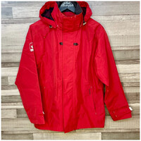 Decathlon Tribord piros túra kabát L-XL