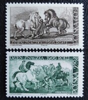 LEN1715-6 / Poland 1966 Stamp Day Stamp Set Mint