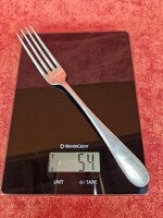 CHRISTOFLE (85) ezüstözött régi villa, 21 cm, 54 gramm