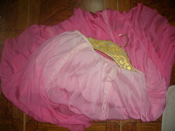 Selyem tartalmú szoknya, pink