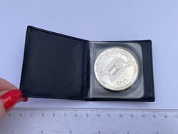 -AX556- 1981 Labdarúgó VB 1982 Spanyolország ezüst 500 Forint emlékérem foci érme tokban