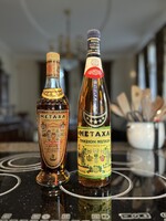 KÉT VINTAGE METAXA PALACK EGYBEN – 1970–1990 KÖZÖTTI EXPORT KIADÁSOK