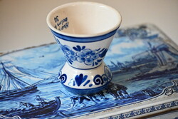 Holland Blue Delft kézzel festett tojástartó / mini kehely – 6 cm