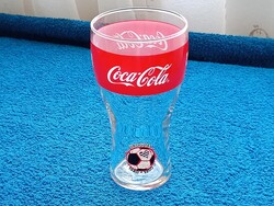 Üveg Coca-Cola pohár - Foci világbajnokság Brasil 2014 - Uruguay csapat pohara 3,3dl