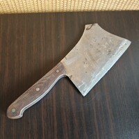 Régi húsvágó bárd, szegecselt markolattal A165