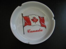 MCM retro kanadai porcelán emlék hamutartó