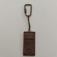 MHSZ Budapesti Honvédelmi Napok 1988. augusztus 20. bronz emlék kulcstartó - MHSZ BHN