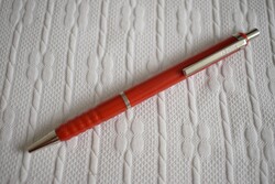 Rotring , rOtring Tikky special golyóstoll piros színű fém karikával , műanyag tollbetét 80-as évek