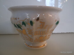 PORCELÁN CSÉSZE - ANTIK - OSZTRÁK - 1.5 dl. - HIBÁTLAN