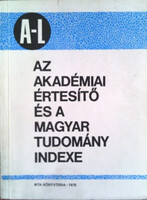 Darabos Pál (szerk.): Az Akadémiai Értesítő és a Magyar Tudomány indexe A-L
